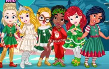 Подробнее об игре Рождество с маленькими принцессами