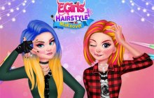 Подробнее об игре E-Girls: Прически и макияж