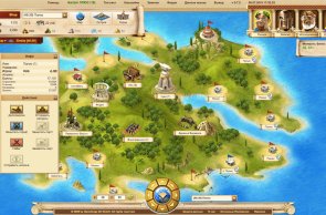 На карте острова размещены полисы других игроков