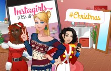Подробнее об игре Инста-девочки: Рождественская одевалка