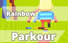 Подробнее об игре Kogama Rainbow Parkour