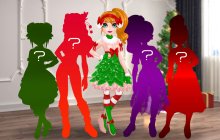 Подробнее об игре Принцессы: сражение за модное Рождество