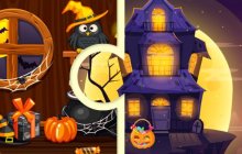 Подробнее об игре Ведьмин Домик: Пазлы на Хэллоуин