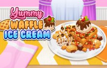 Подробнее об игре Вкусное мороженое с вафлями
