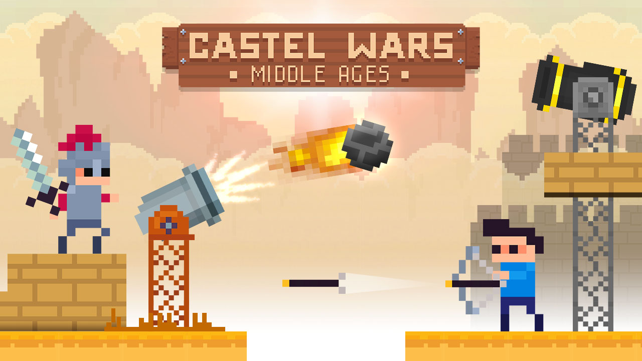 Castel Wars Middle Ages – игра на двоих игроков