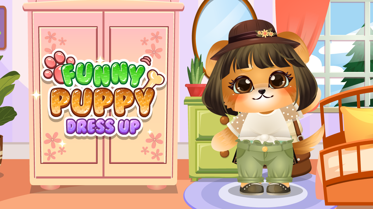 Funny Puppy Dressup – игра-одевалка о щенке