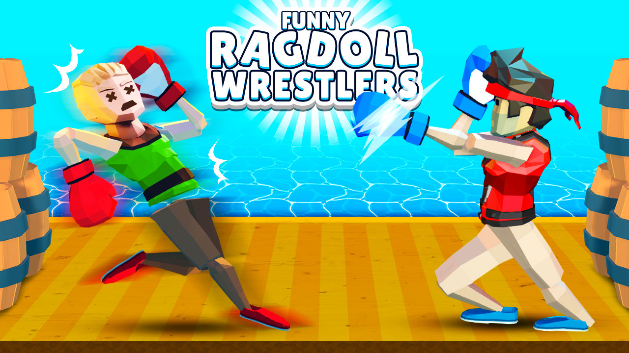 Funny Ragdoll Wrestlers – игра на двоих игроков