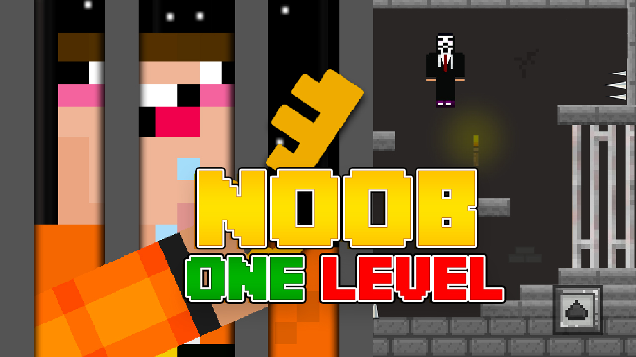 Побег Нуба – игра Noob Escape: one level again